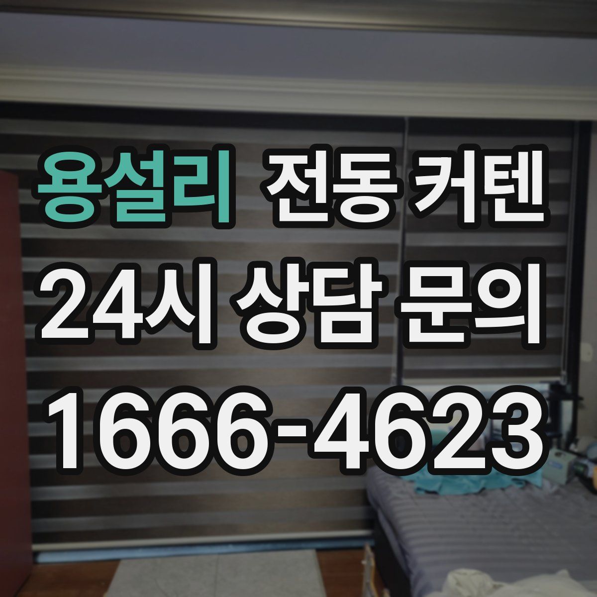 용설리 전동 커텐