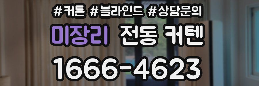 미장리 전동 커텐