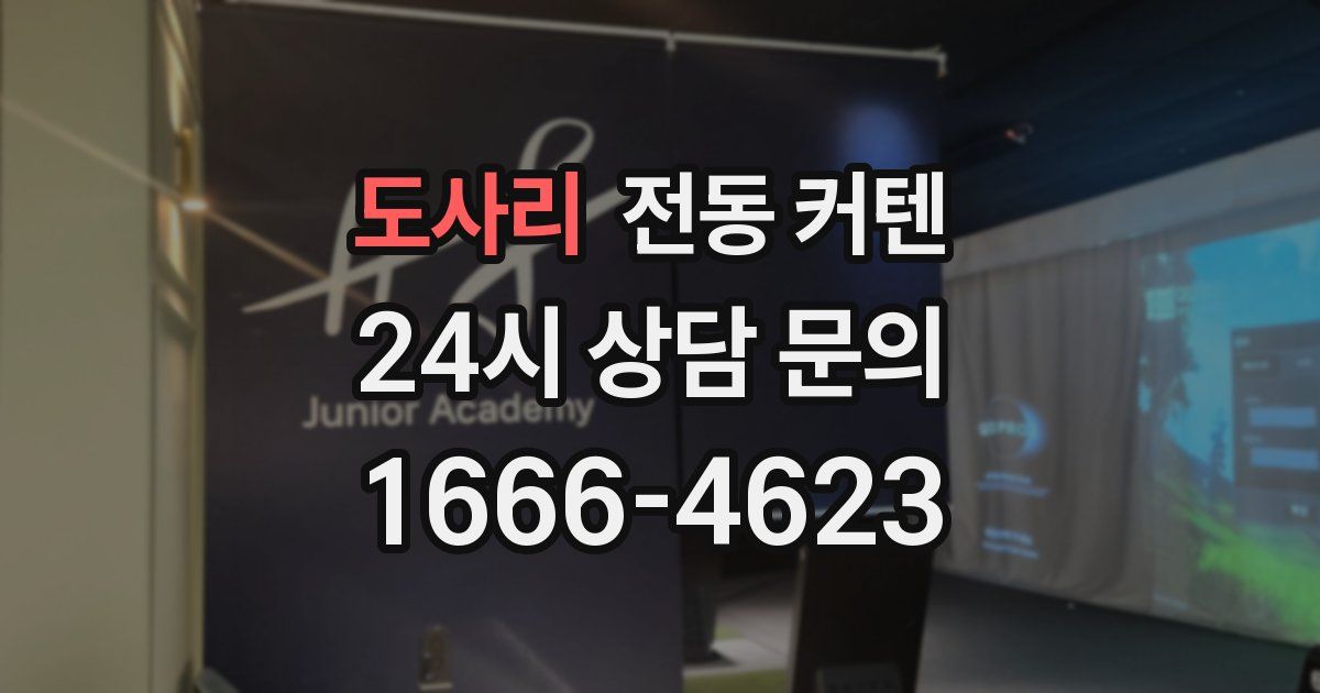 도사리 전동 커텐