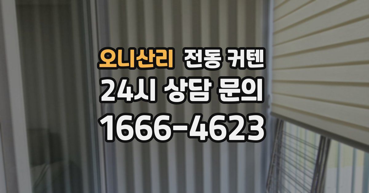오니산리 전동 커텐