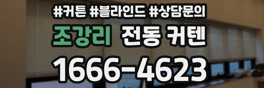 조강리 전동 커텐