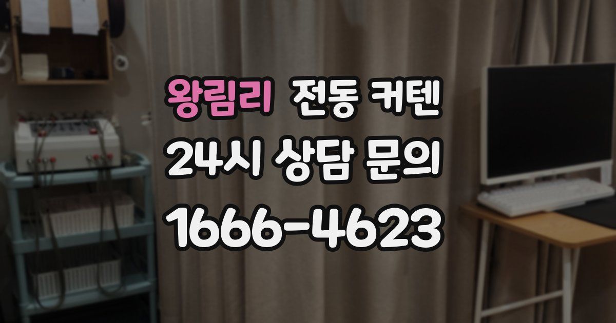 왕림리 전동 커텐
