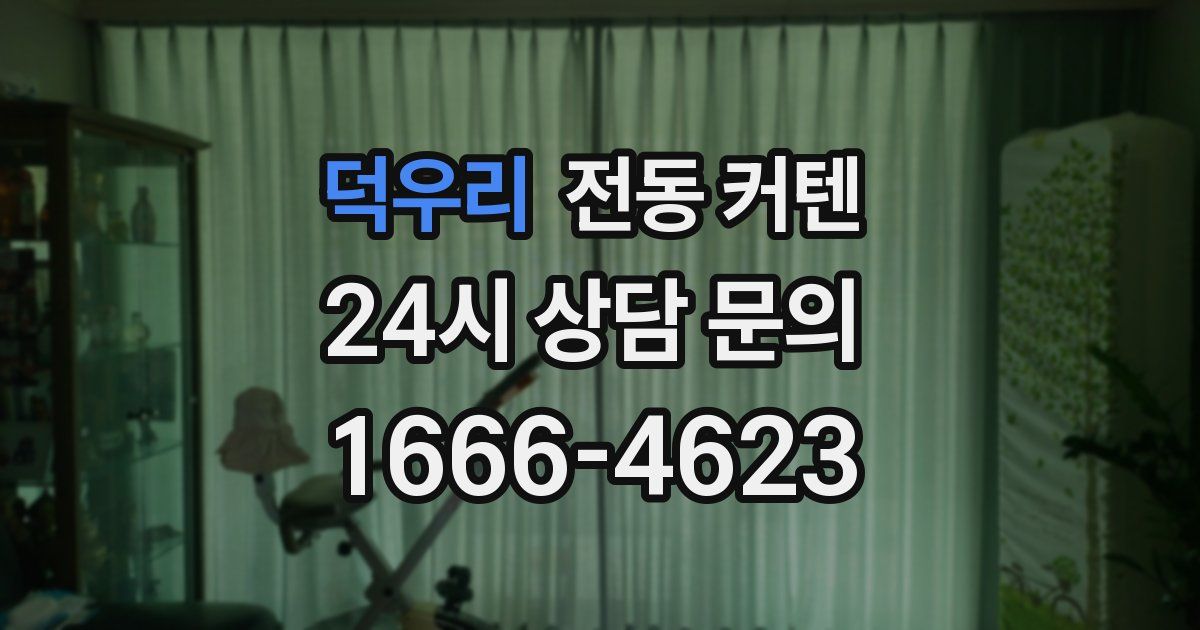덕우리 전동 커텐