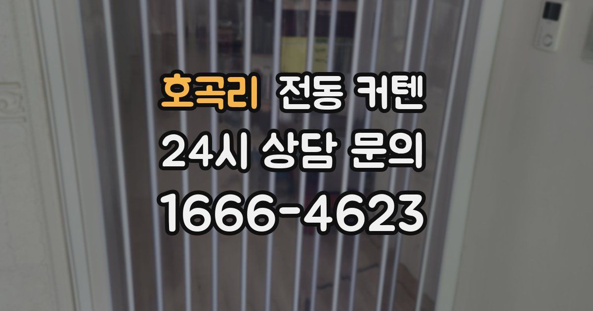 호곡리 전동 커텐