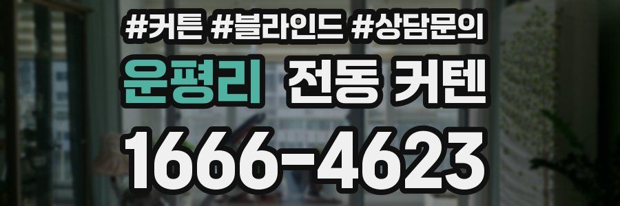 운평리 전동 커텐