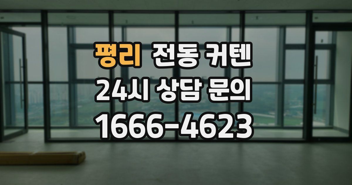 평리 전동 커텐