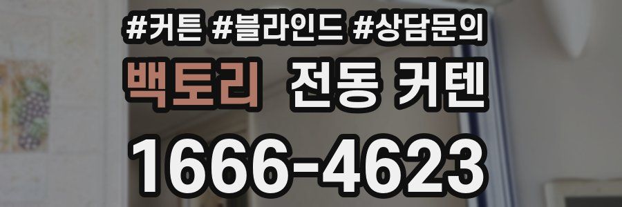 백토리 전동 커텐