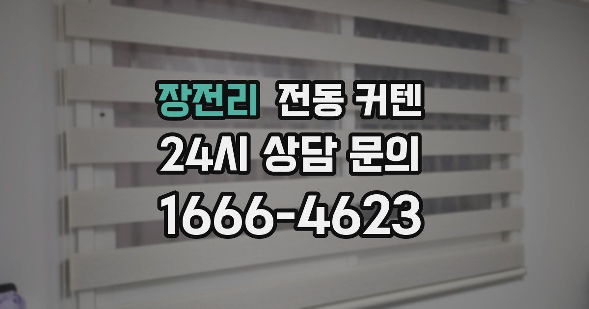 장전리 전동 커텐