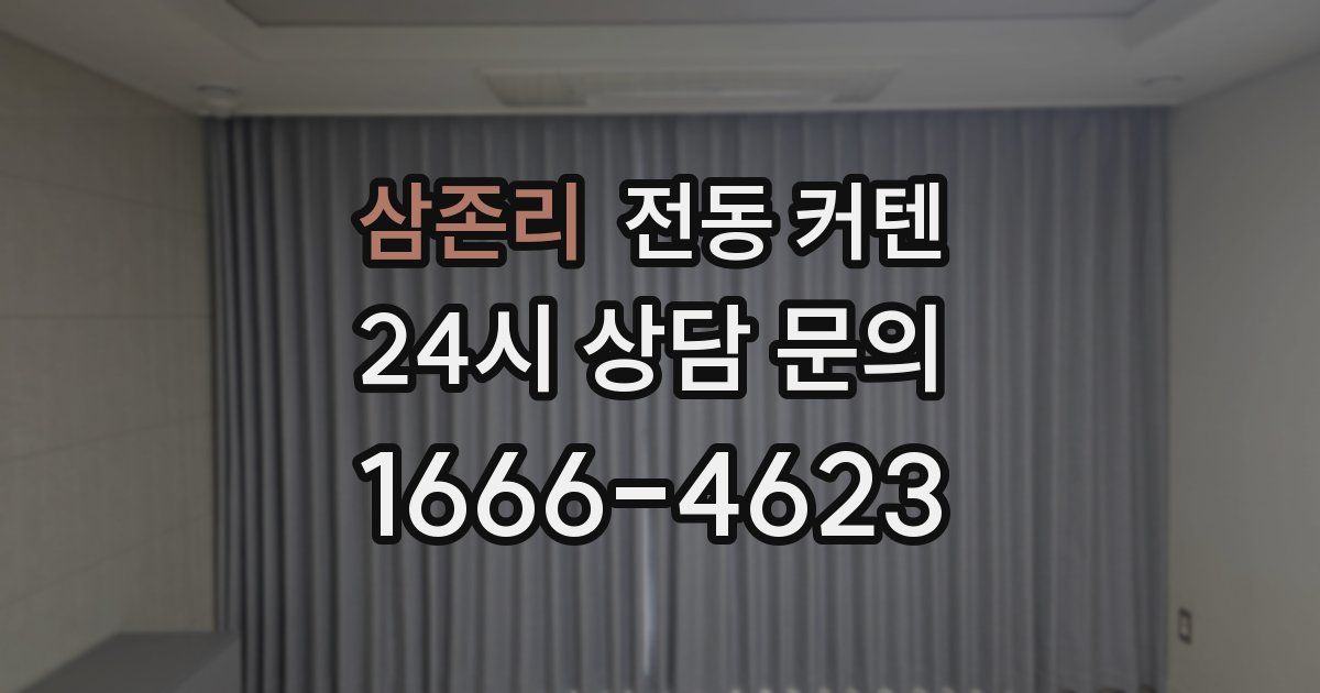 삼존리 전동 커텐