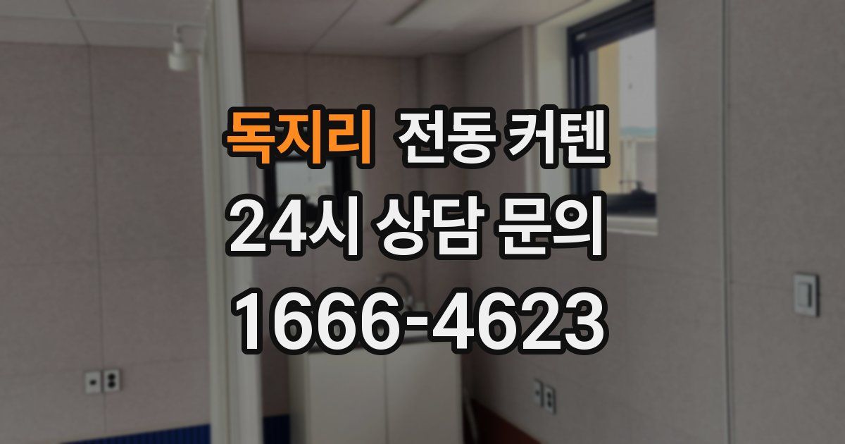 독지리 전동 커텐