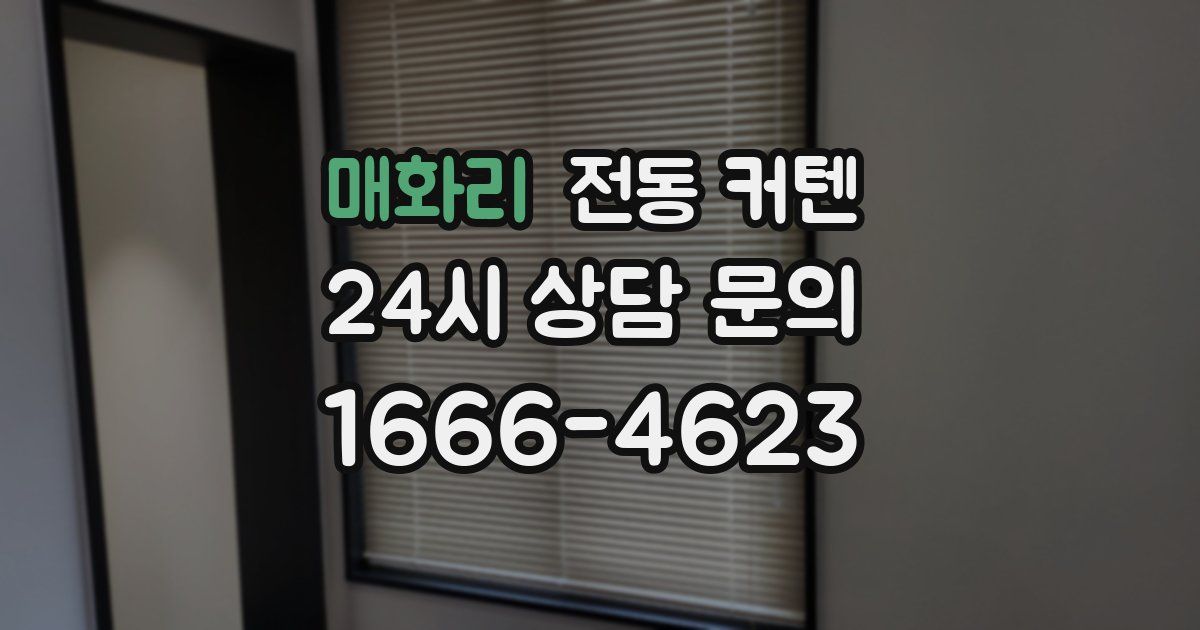 매화리 전동 커텐