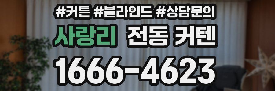 사랑리 전동 커텐