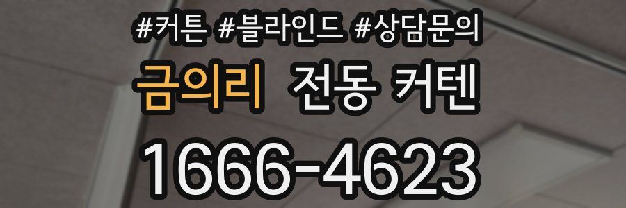 금의리 전동 커텐