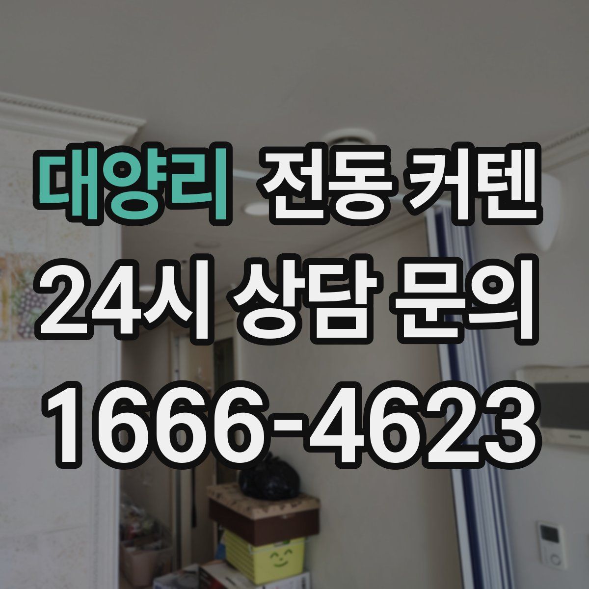대양리 전동 커텐