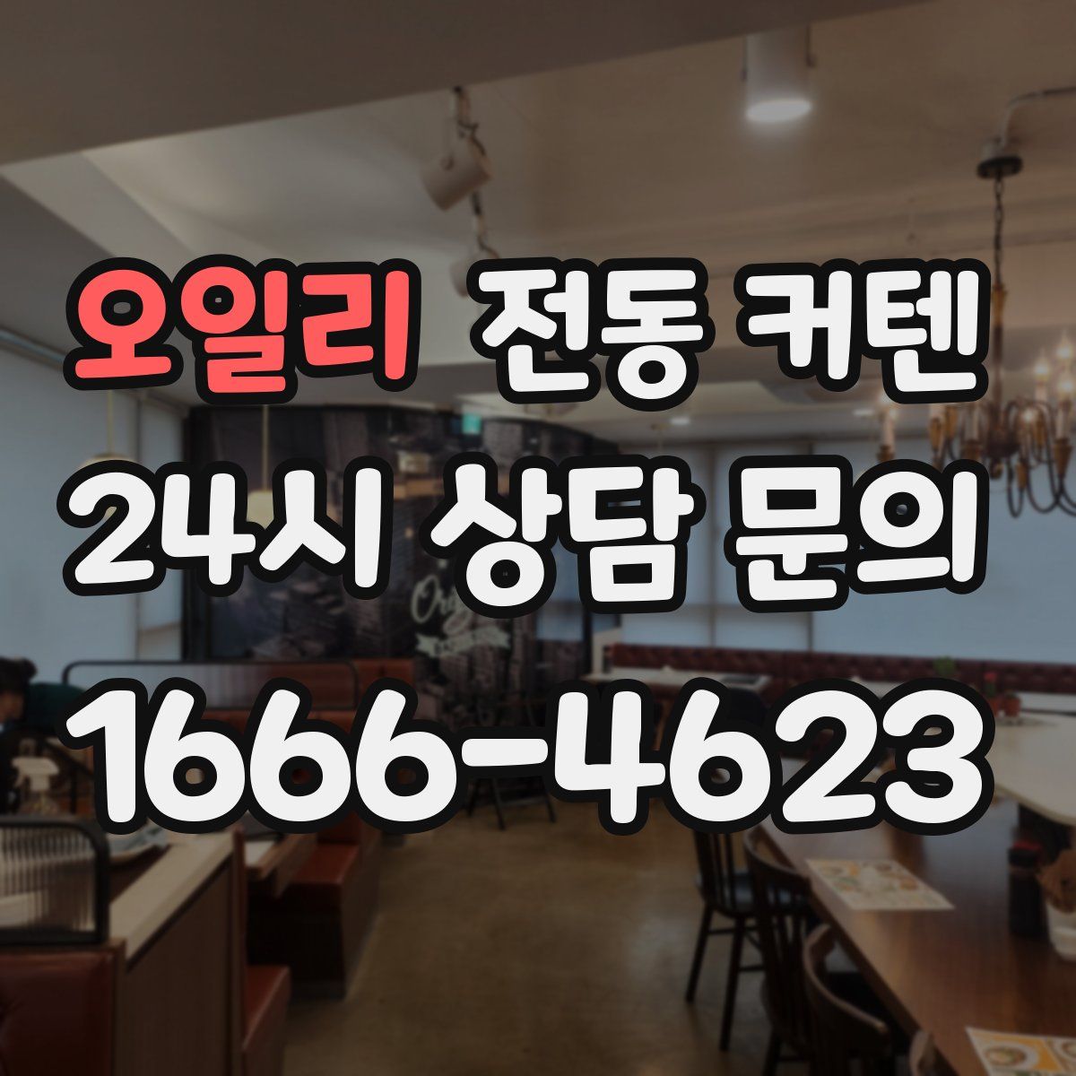 오일리 전동 커텐