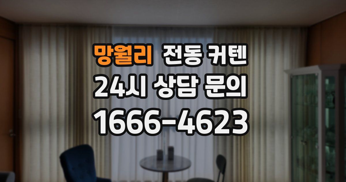 망월리 전동 커텐