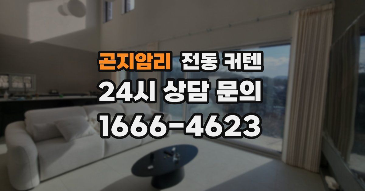 곤지암리 전동 커텐