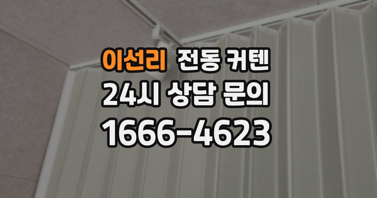 이선리 전동 커텐