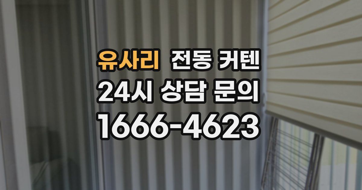 유사리 전동 커텐