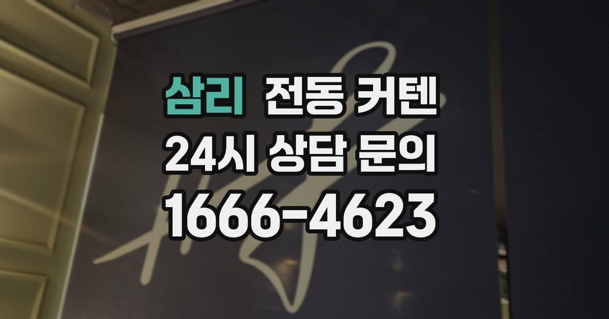 삼리 전동 커텐