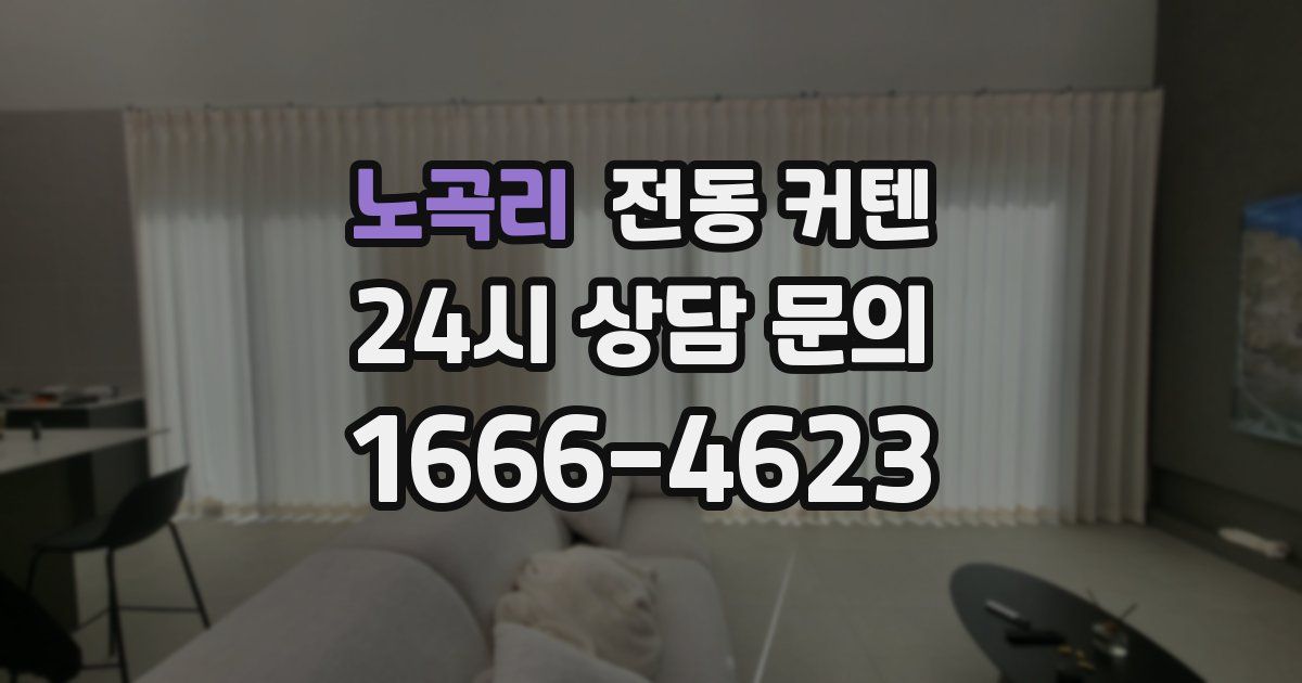노곡리 전동 커텐