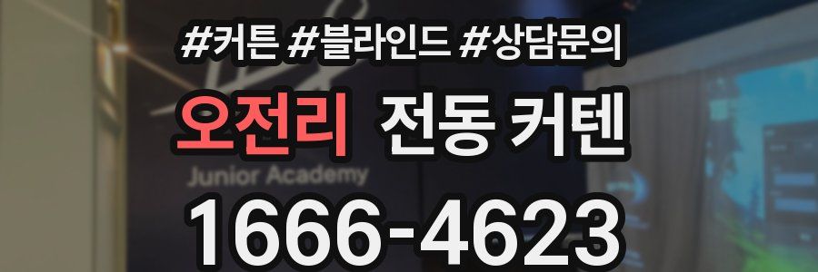 오전리 전동 커텐