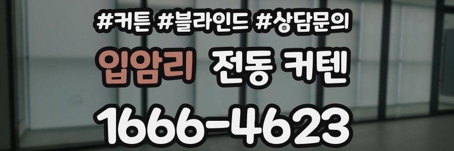 입암리 전동 커텐