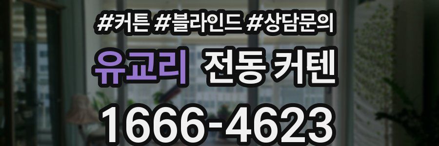 유교리 전동 커텐
