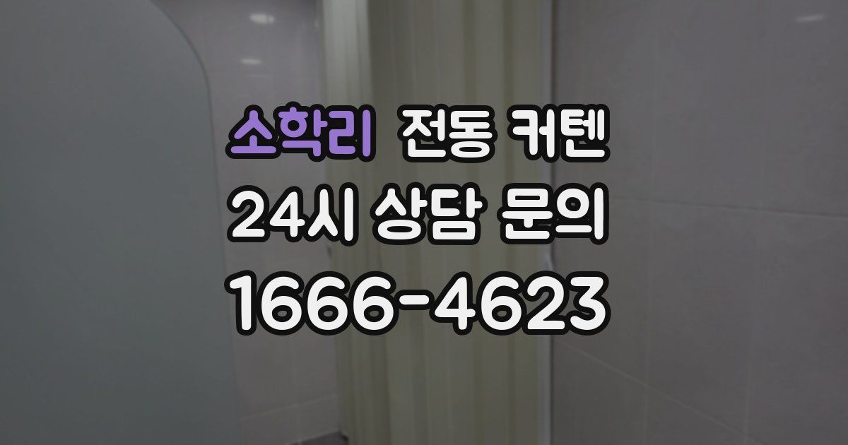 소학리 전동 커텐