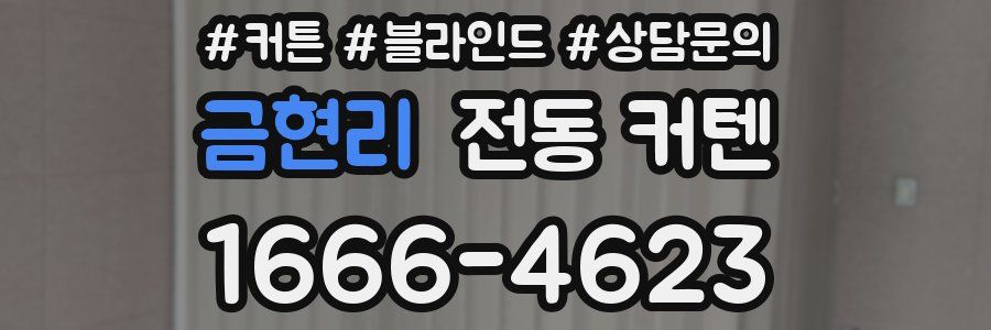 금현리 전동 커텐