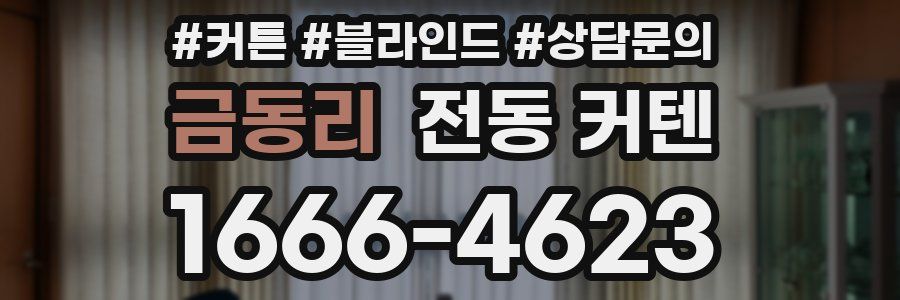 금동리 전동 커텐