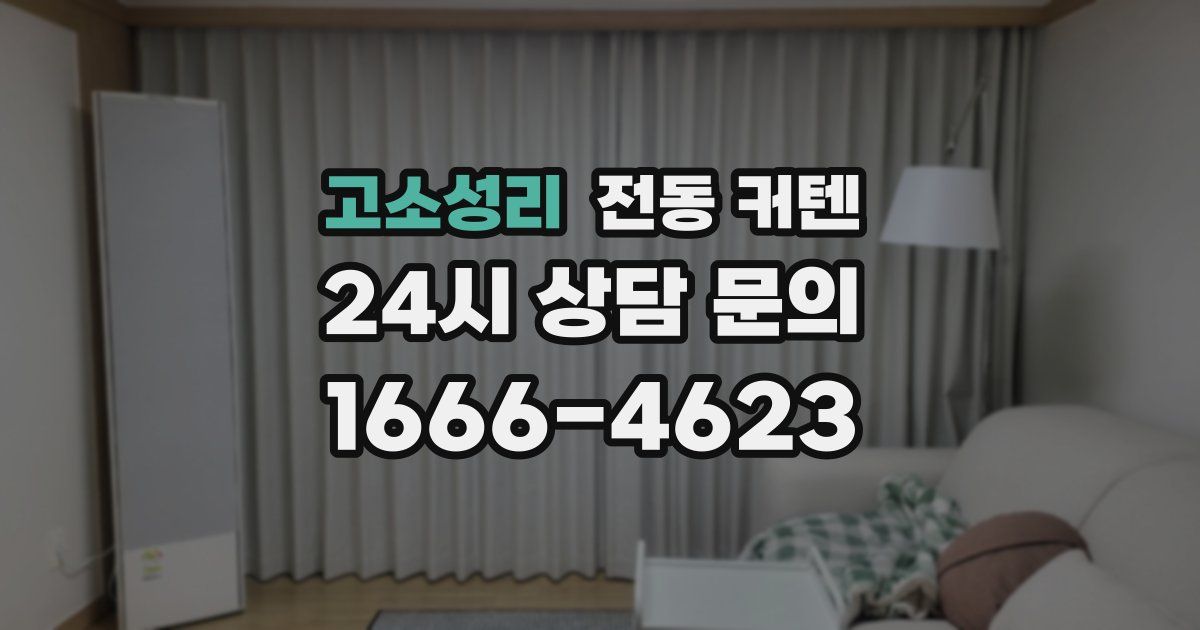 고소성리 전동 커텐