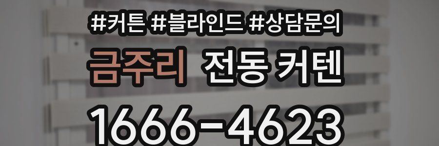 금주리 전동 커텐