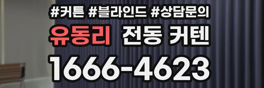 유동리 전동 커텐