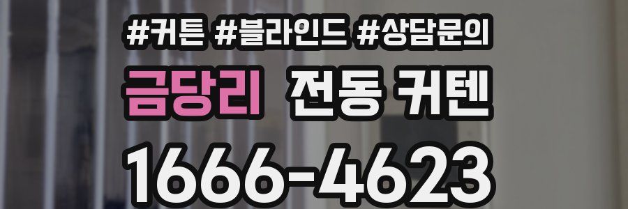 금당리 전동 커텐