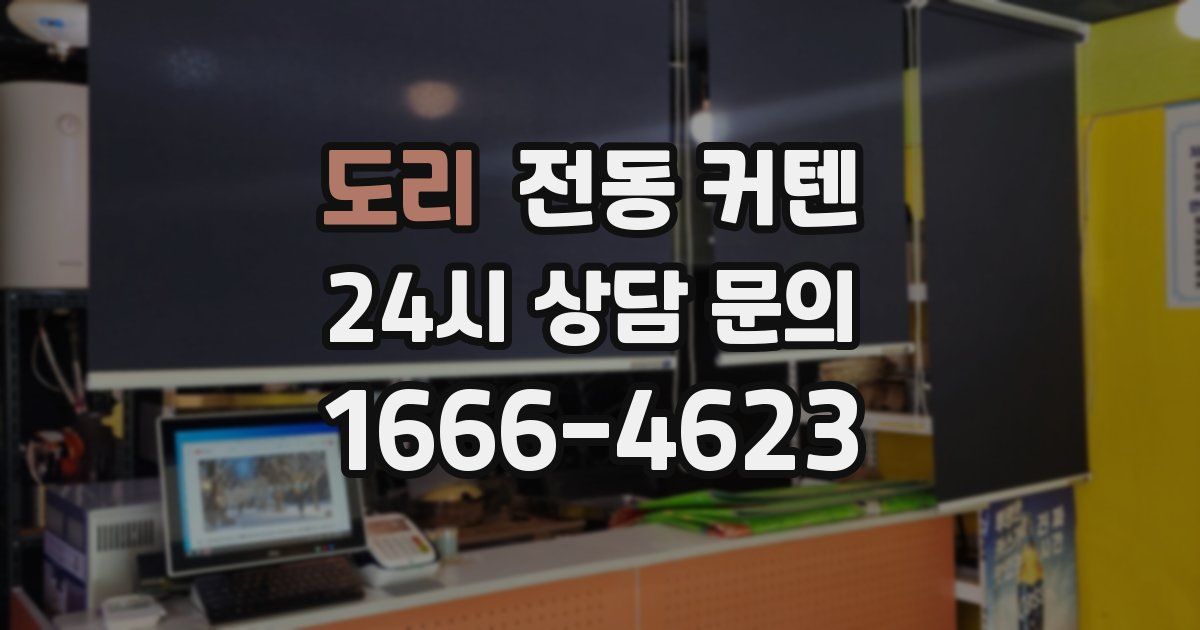 도리 전동 커텐