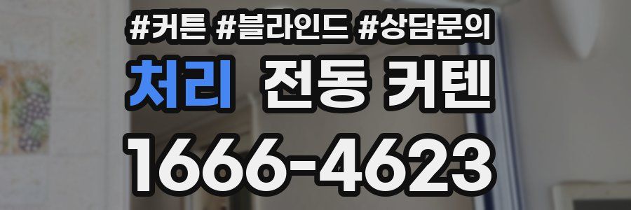 처리 전동 커텐