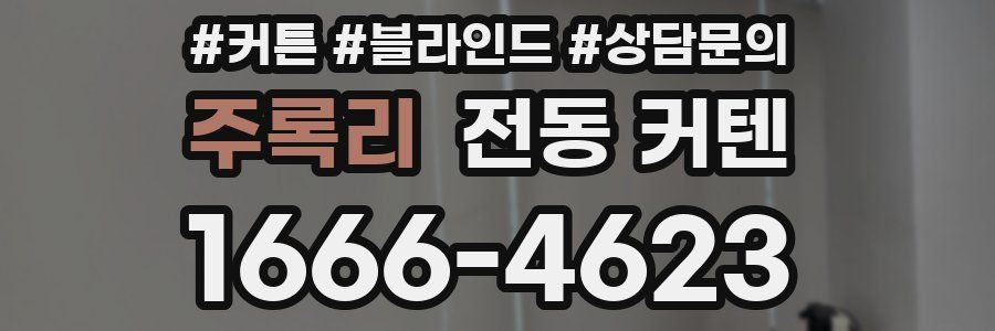 주록리 전동 커텐