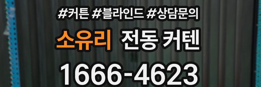 소유리 전동 커텐