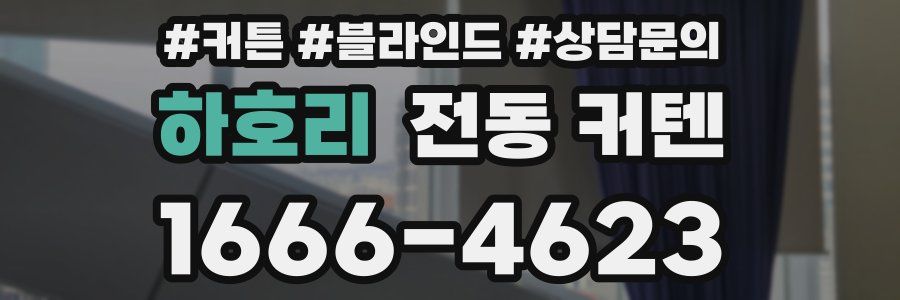 하호리 전동 커텐