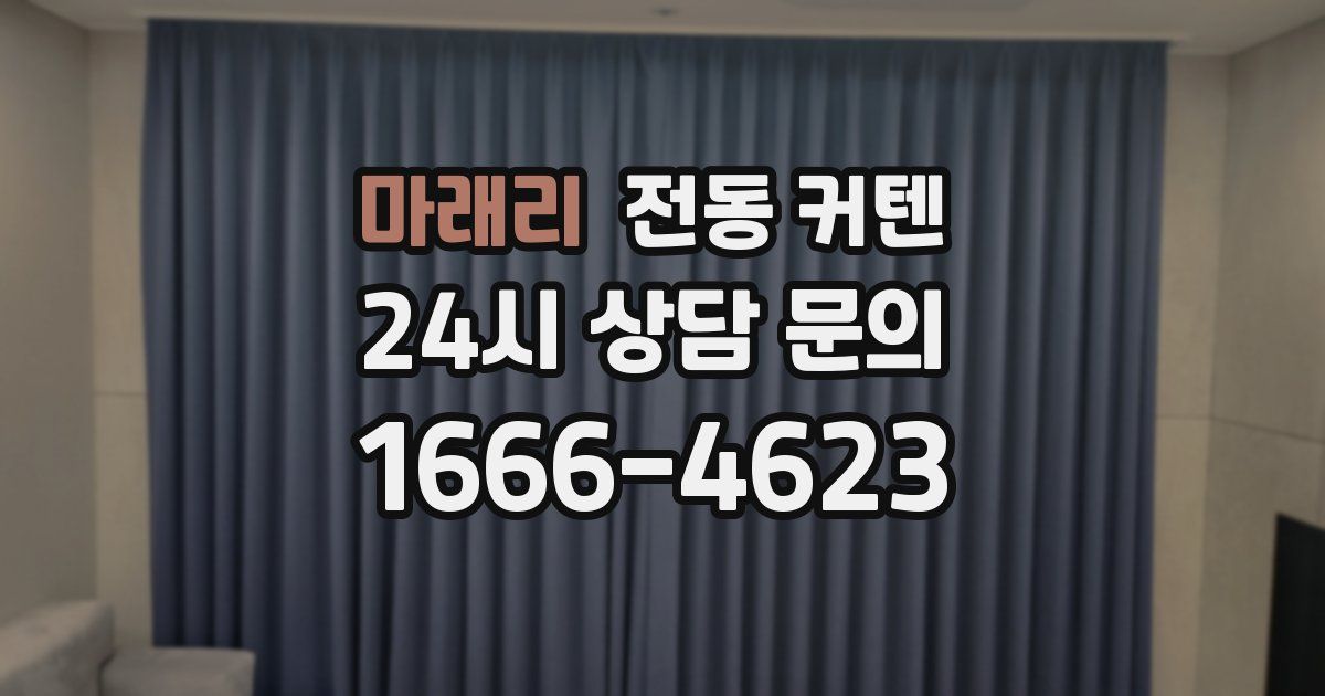 마래리 전동 커텐