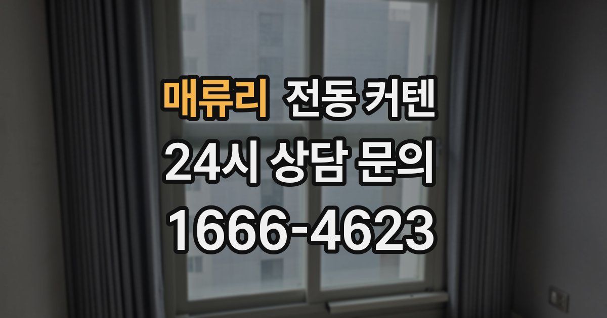 매류리 전동 커텐
