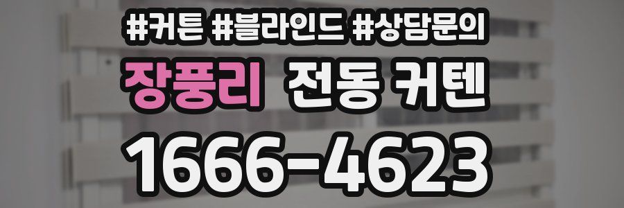 장풍리 전동 커텐