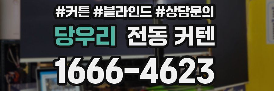 당우리 전동 커텐