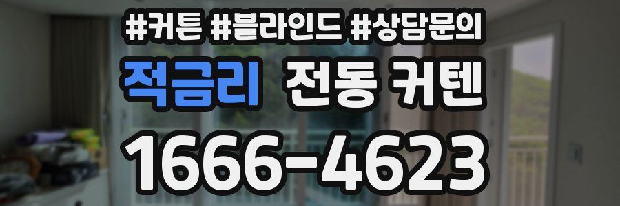 적금리 전동 커텐