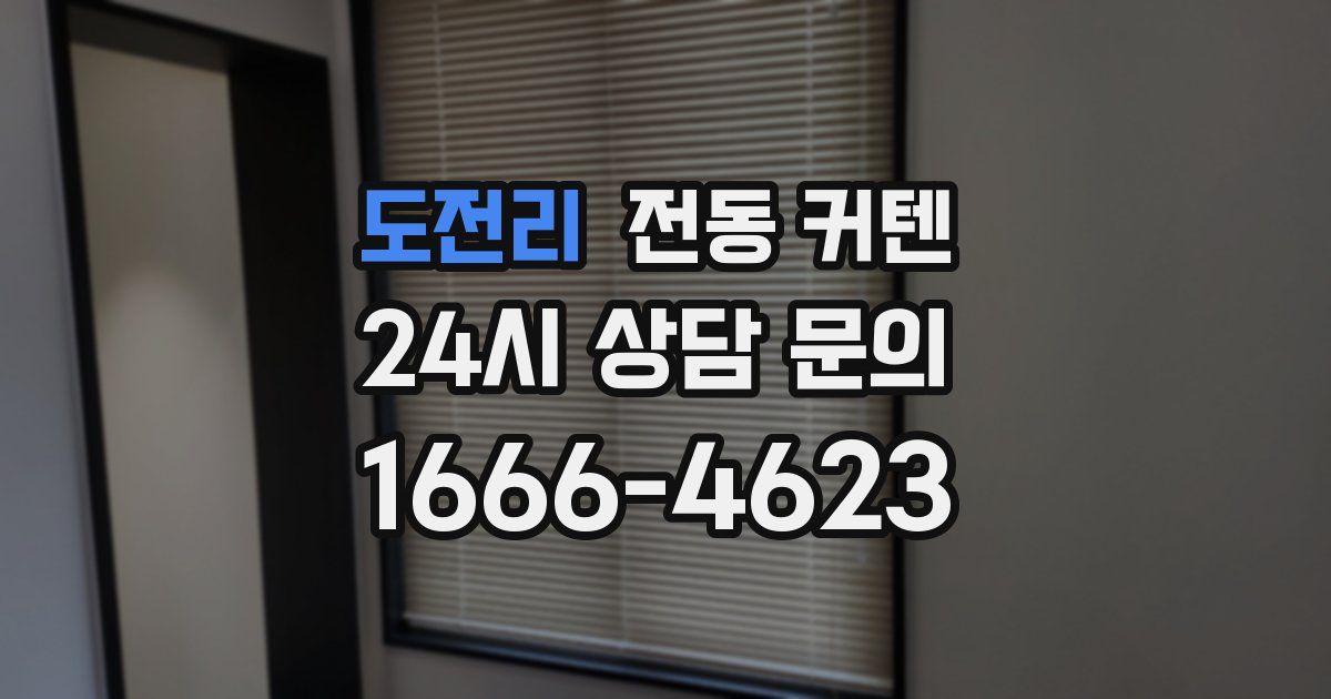 도전리 전동 커텐