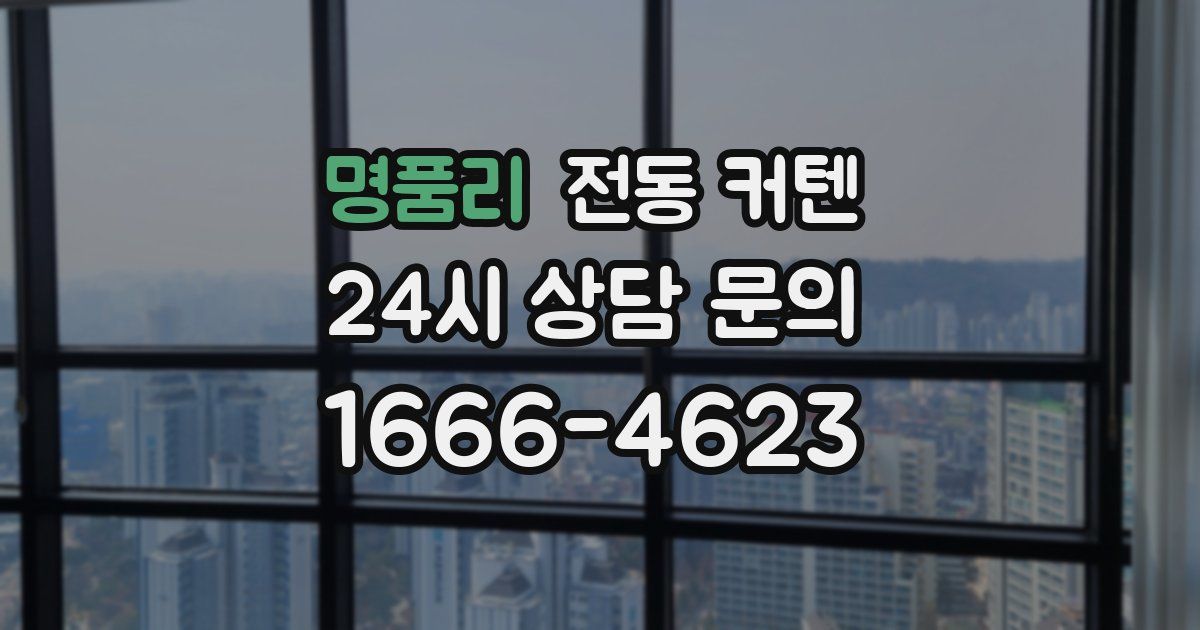 명품리 전동 커텐