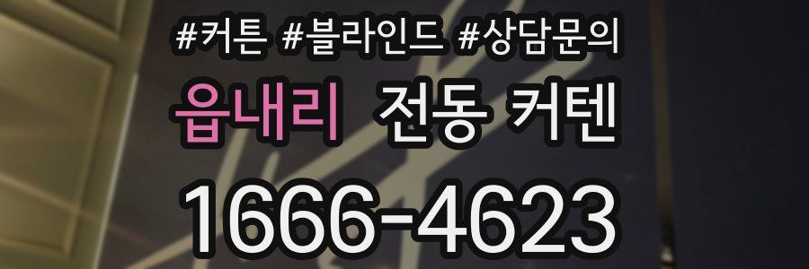읍내리 전동 커텐