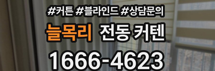 늘목리 전동 커텐