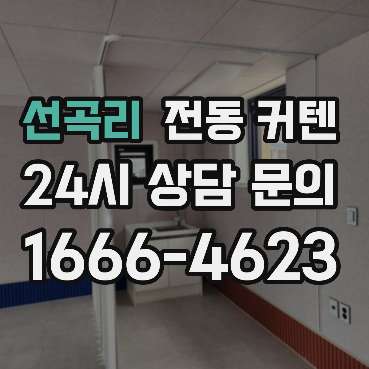 선곡리 전동 커텐